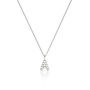 Solid Gold Or White Gold Pearl Initial Necklace, thumbnail 5 of 10