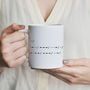 'I Love You' Morse Code Ceramic Mug, thumbnail 2 of 7
