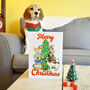 Tree Decorating Christmas Dogs Card, thumbnail 4 of 4