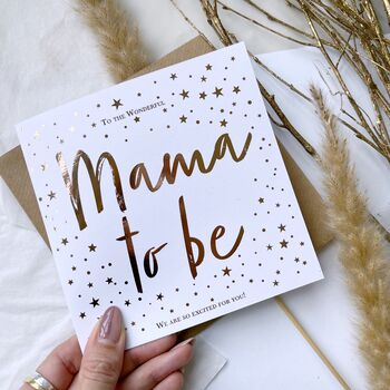 Baby Shower Card | Mama Or Mummy To Be Card, 2 of 3