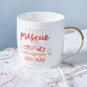 Have A Merry Prosecco Christmas Mug, 2 of 2