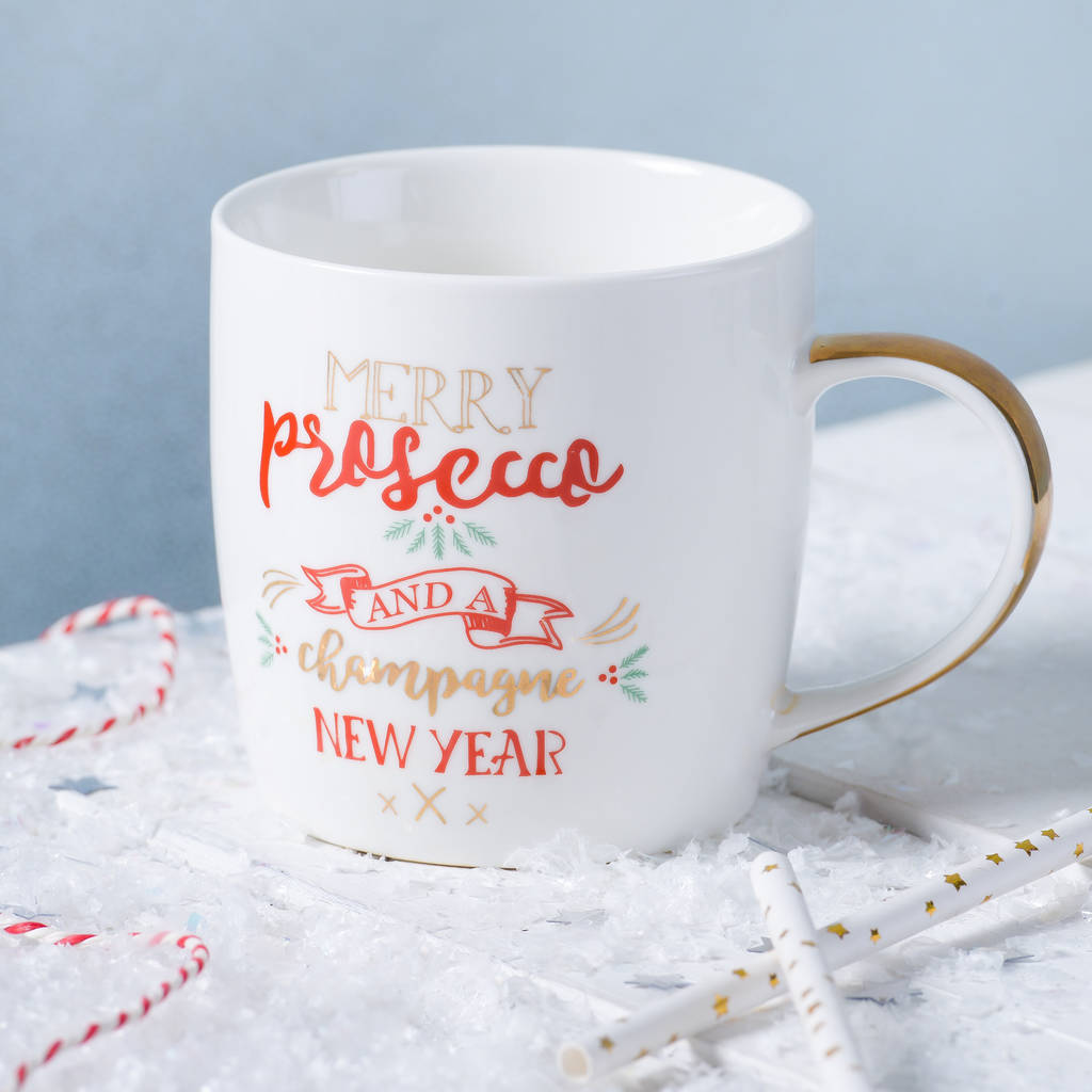 Have A Merry Prosecco Christmas Mug By The Department Of Gifting