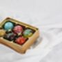 Box Of Six Handmade Luxury Truffles By Saffire Chocolate, thumbnail 7 of 7