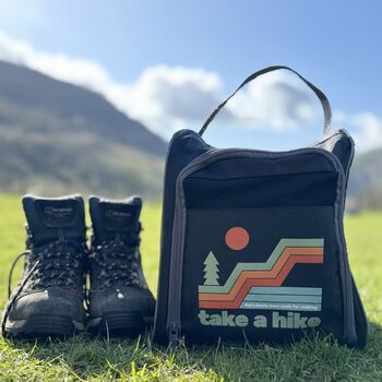 Personalised Take A Hike Boot Bag, 2 of 8