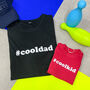 Cool Dad And Kids Matching Hashtag T Shirt Set, thumbnail 1 of 3