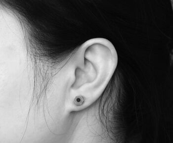 Hexagonal Colour Pencil Earring Studs, Random Colour, 3 of 3