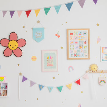 Personalised Felt Bunting Colourful Kids Room Decor, 5 of 11