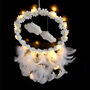 White Cloud Dream Catcher For Kid's Gift Room Decor, thumbnail 1 of 7