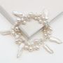 Ivory White Assorted Pearl Necklace, thumbnail 3 of 12
