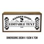 Personalised Light Box Barber Shop Sign, thumbnail 2 of 4