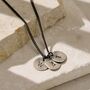 Personalised Men's Initial Disc Necklace, thumbnail 1 of 4