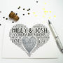 Personalised Engagement Love Sparkle Card, thumbnail 1 of 7