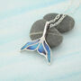 Enamelled Mermaid Tail Necklace, thumbnail 1 of 3