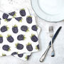 Blackberry Placemats | Illustrated Tableware Set | British Made, thumbnail 1 of 3