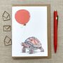 Personalised Tortoise Birthday Card, thumbnail 1 of 4