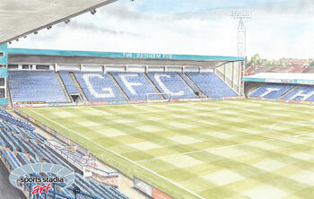 Gillingham Fc Priestfield Stadium Art Print, 2 of 3