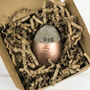 Personalised Copper Concrete Easter Egg In A Box, thumbnail 2 of 5