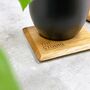 Personalised Dark Wooden Coasters, thumbnail 3 of 6