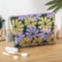 Velvet Retro Flower Pouch Bag, thumbnail 2 of 4