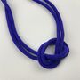 Fair Trade Handmade Glass Bead Knot Tube Necklace 55cm, thumbnail 6 of 12