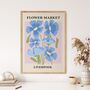 Flower Market Liverpool Print, thumbnail 3 of 5