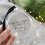 First Christmas As A Mummy Christmas Bauble, thumbnail 1 of 5