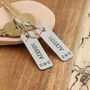 10th Anniversary Numerals Pair Of Personalised Keyrings, thumbnail 1 of 6
