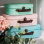 Personalised Set Of Three Bright Child Suitcases, thumbnail 4 of 5