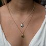 Tiny Celestial Locket Necklace, thumbnail 2 of 12