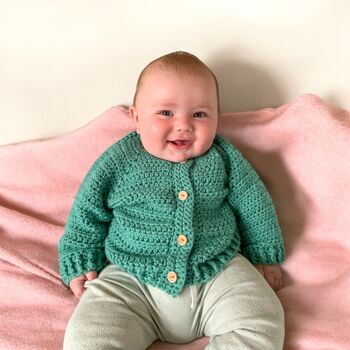 Personalised Baby/Children’s Rainbow Cardigan, 4 of 7