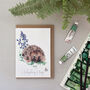Hedgehog Hugs Watercolour Greetings Card, thumbnail 1 of 3