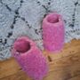 Pure Wool Cocoon Slippers Mules Pink, thumbnail 4 of 4