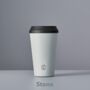 Personalised Premium Reusable Cup 12oz Stone, thumbnail 1 of 5
