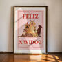 Feliz Navidog, Christmas Dog Art Print, thumbnail 11 of 12