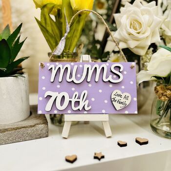 Best Mum Christmas Gift For Her Card Alternative Sign, 2 of 4