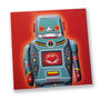 Robot Heart Valentine Or Birthday Card, thumbnail 1 of 2