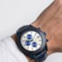 Personalised Chronograph Watch Engraved Sustainable Timepiece, thumbnail 1 of 13