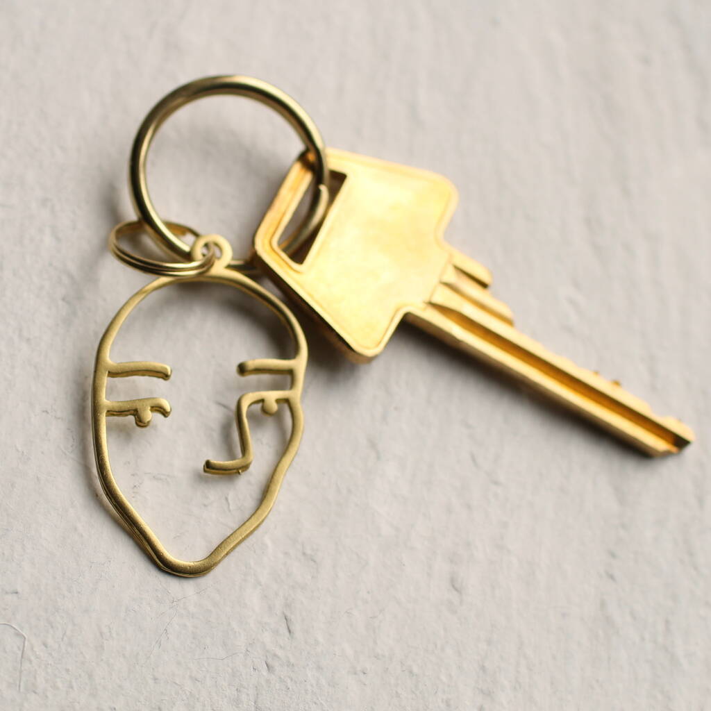 Image of Personalised Dad Face Keyring