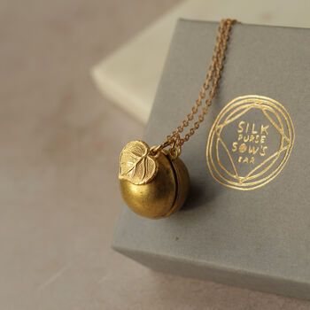 Leaf Photo Locket Necklace, 3 of 11