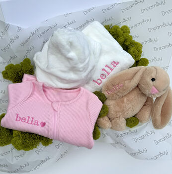 Personalised Toddler And Baby Gift Set Box Celebration, 6 of 9