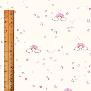 Rainbow Organic Cotton Fabric, 2 of 2