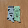 Unisex Green Earth Socks Gift Set, thumbnail 2 of 3