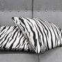 Black And White Cushion Cover With Zebra Pattern, thumbnail 4 of 7