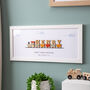 Wooden Train Personalised Framed Print, thumbnail 2 of 3