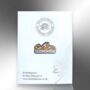 Small Orange Cat Energy Ginger Kitty Enamel Pin, thumbnail 5 of 9