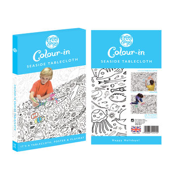 Colour In Giant Poster Tablecloth Seaside Personalse It, 3 of 5