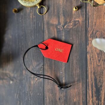 Personalised Leather Decanter Tag Gift, 8 of 10