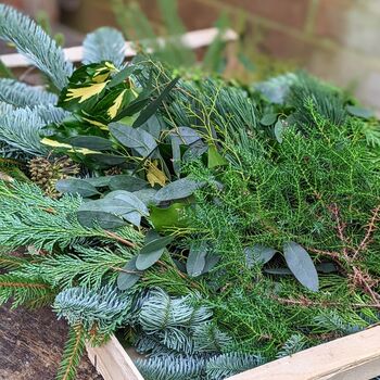 Classic Christmas Diy Wreath Making Kit, 9 of 9