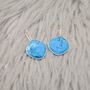 Sterling Silver Howlite Earrings, thumbnail 6 of 9