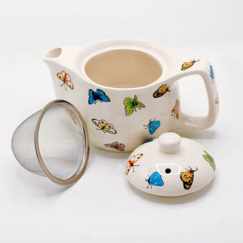 Patterned Ceramic Herbal Teapot Gift For Tea Lovers, 5 of 10